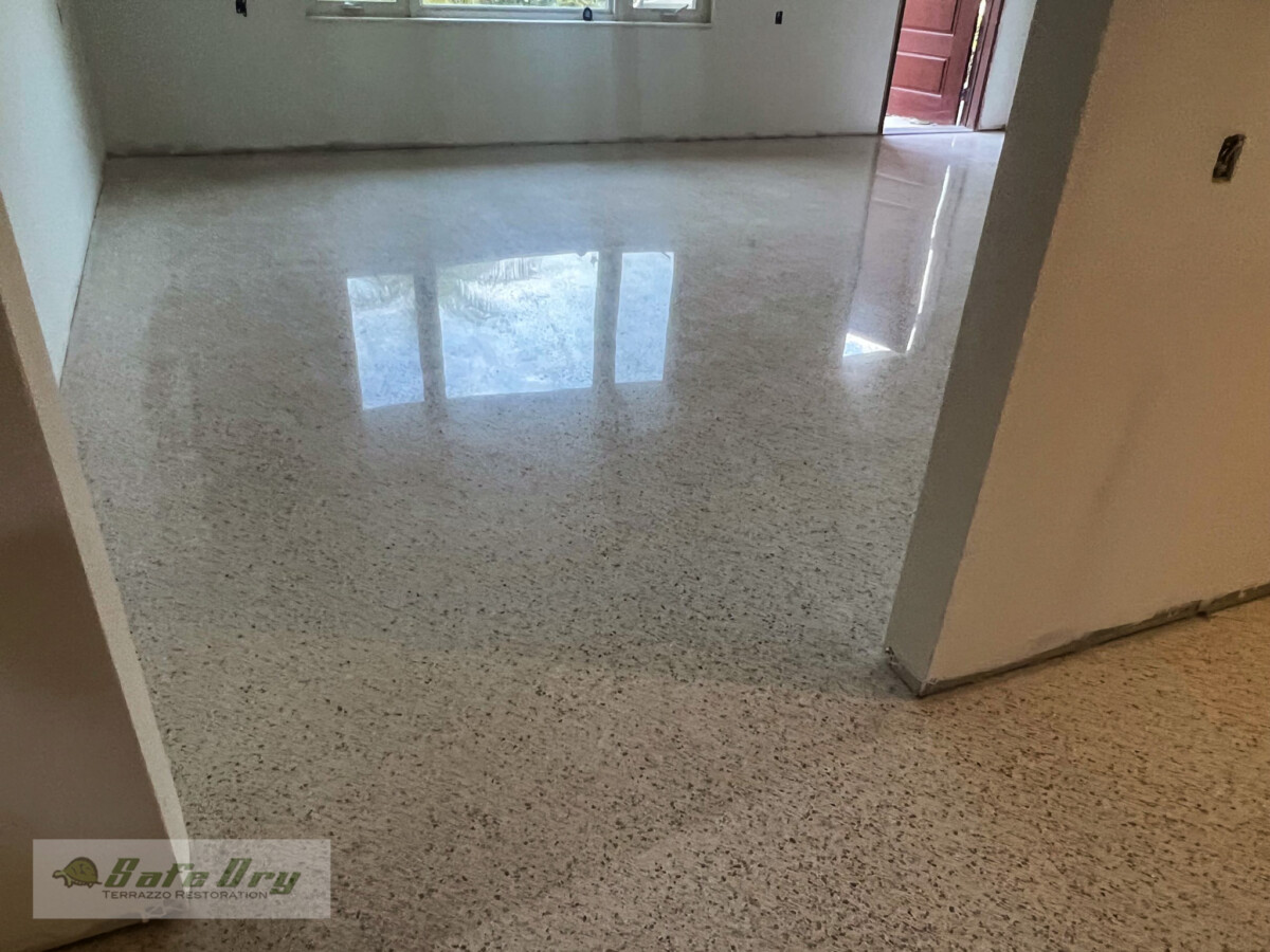 Flooded Terrazzo Floors