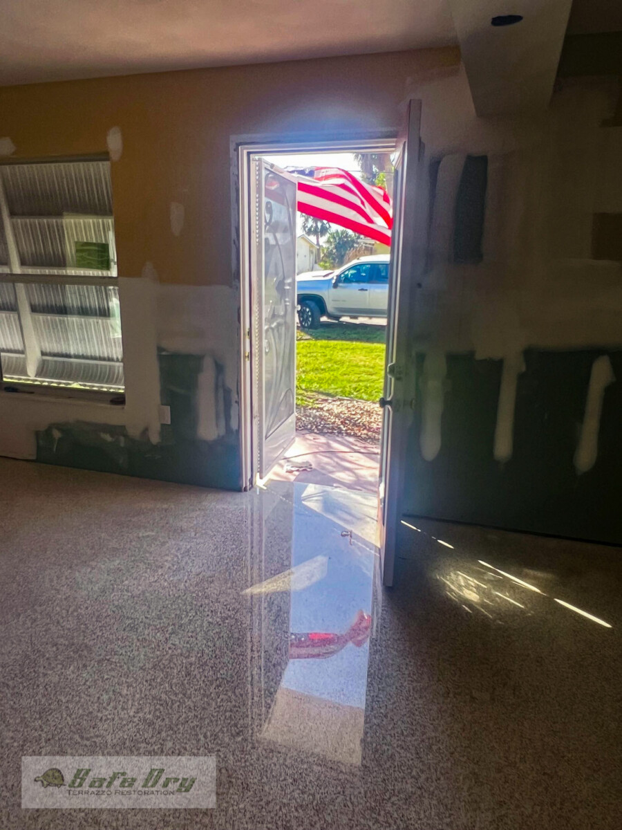 Terrazzo Restoration Post Hurricanes